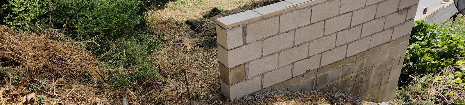 Concrete Wall Build &amp; Block Design – El Segundo